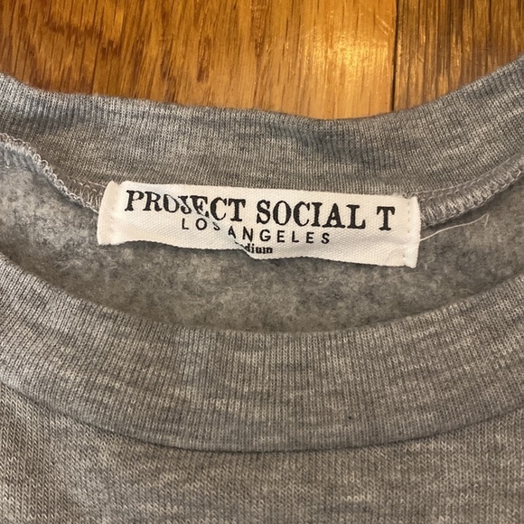 Project Social T Women’s Gray ‘Los Angeles’ Sweatshirt Size M - Picture 3 of 5